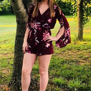 Arizona Jean Floral Romper